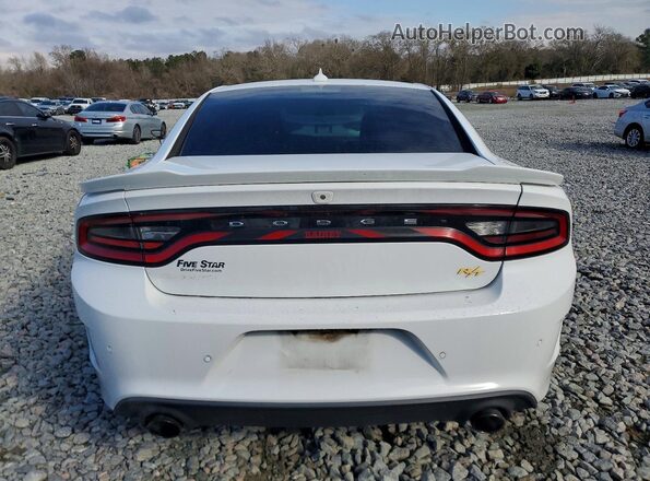 2C3CDXCTXKH757202 2019 DODGE CHARGER Белый Вид сзади