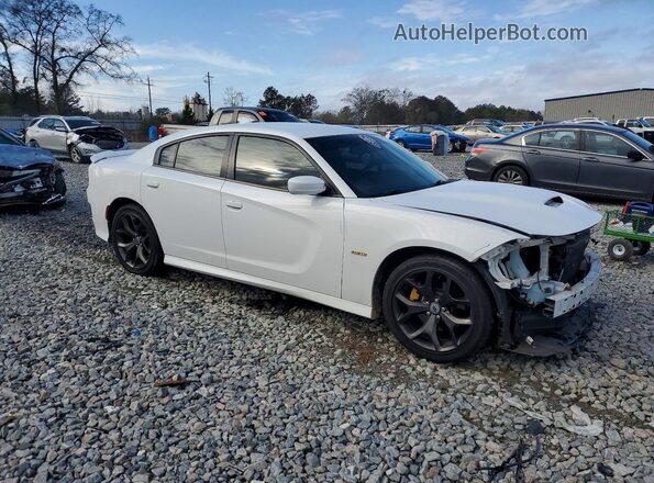 2C3CDXCTXKH757202 2019 DODGE CHARGER Белый Передняя правая четверть