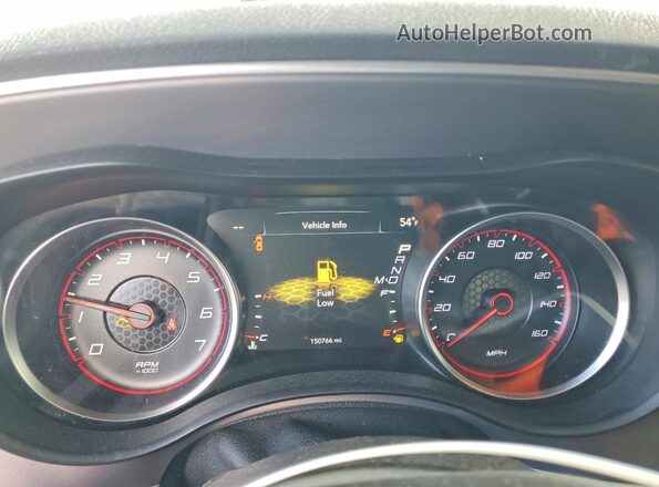2C3CDXCTXKH757202 2019 DODGE CHARGER Белый Вид щитка приборов