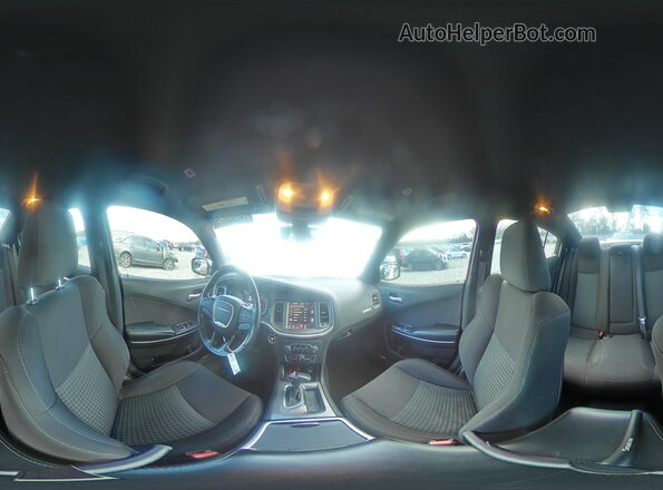 2C3CDXCTXKH757202 2019 DODGE CHARGER Белый Панорамный вид салона 360°