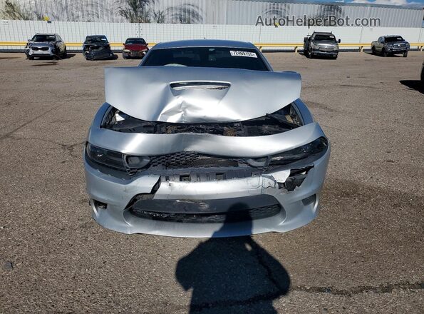 2C3CDXGJ0KH670336 2019 DODGE CHARGER Silver Vista frontal