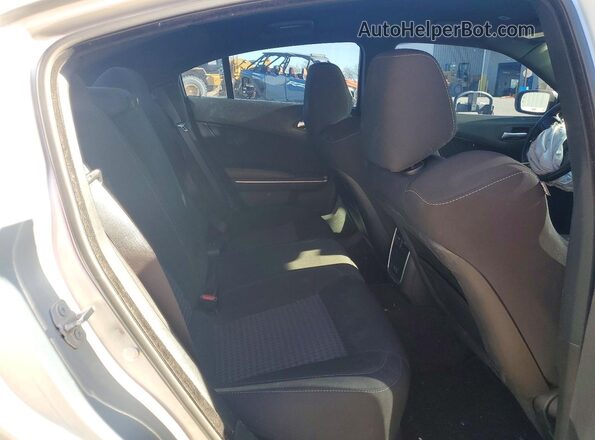 2C3CDXGJ0KH670336 2019 DODGE CHARGER Silver Vista de los asientos traseros