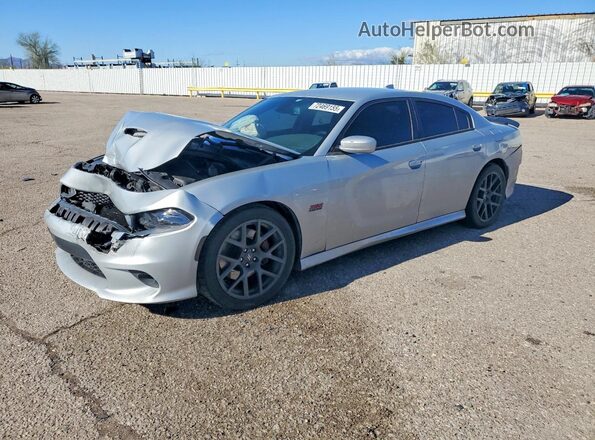 2C3CDXGJ0KH670336 2019 DODGE CHARGER Silver Vista tres cuartos delantera izquierda