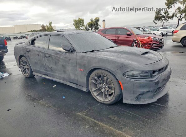 2C3CDXGJ0LH107496 2020 DODGE CHARGER Blue Przód prawy