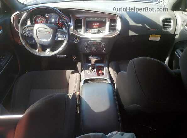 2C3CDXGJ0LH107496 2020 DODGE CHARGER Blue Widok deski rozdzielczej