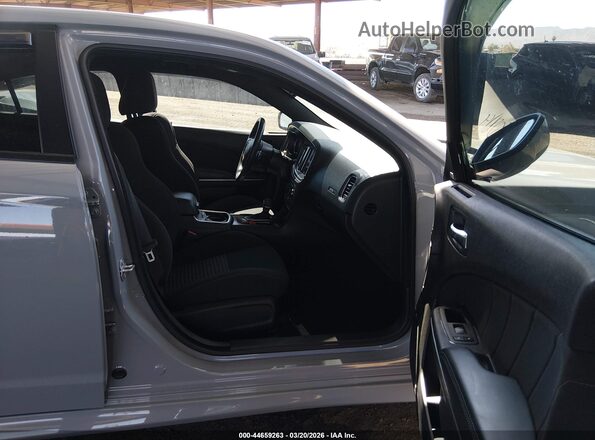 2C3CDXGJ1MH542013 2021 DODGE CHARGER Серый Вид салона спереди