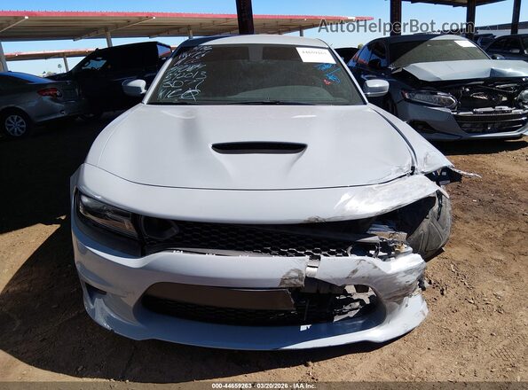 2C3CDXGJ1MH542013 2021 DODGE CHARGER Серый Вид задней части салона