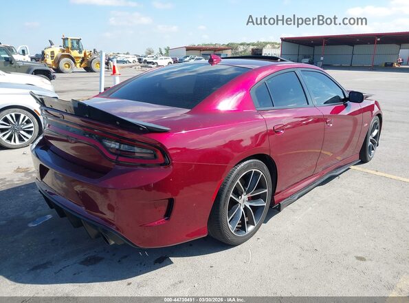 2C3CDXGJ3HH619003 2017 DODGE CHARGER Красный Задняя правая четверть