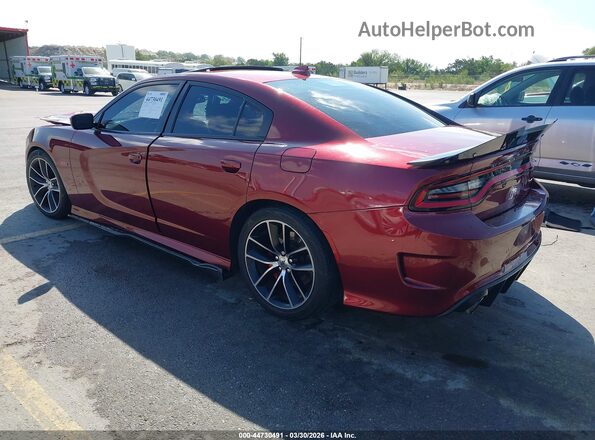 2C3CDXGJ3HH619003 2017 DODGE CHARGER Красный Задняя левая четверть