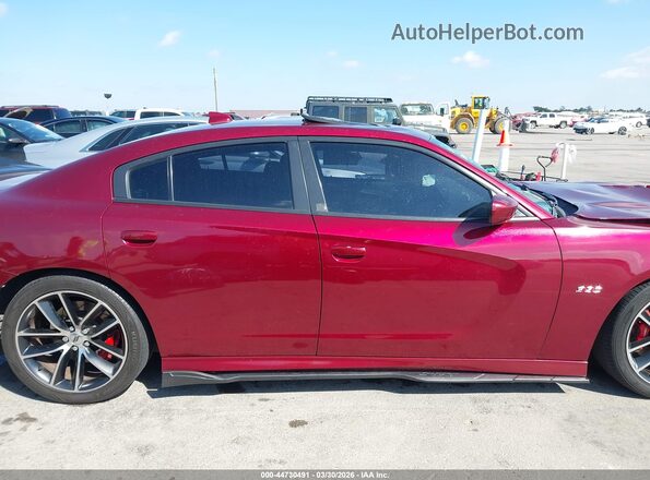 2C3CDXGJ3HH619003 2017 DODGE CHARGER Красный Вид задней части салона