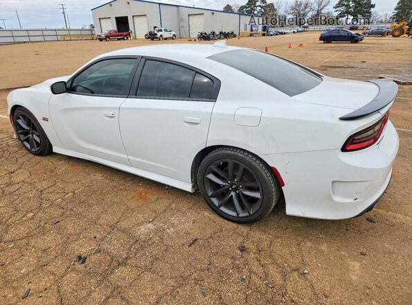 2C3CDXGJ3KH558842 2019 DODGE CHARGER White Հետևի ձախ