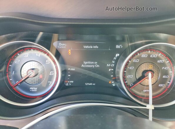 2C3CDXGJ3KH558842 2019 DODGE CHARGER White Սարքավորումների վահանակի տեսք