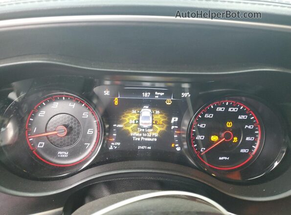 2C3CDXGJ4KH742672 2019 DODGE CHARGER Зеленый Вид щитка приборов