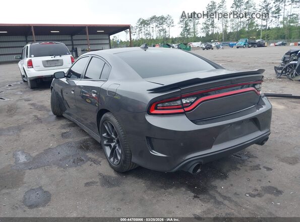 2C3CDXGJ4NH257646 2022 DODGE CHARGER Gray Задня ліва чверть