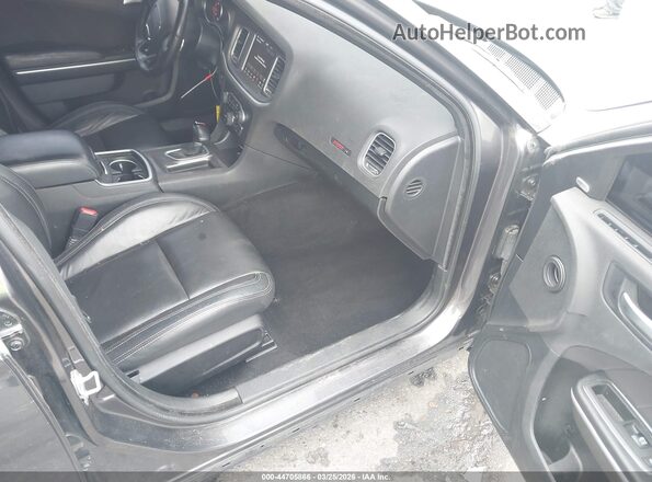 2C3CDXGJ4NH257646 2022 DODGE CHARGER Gray Вид салону спереду