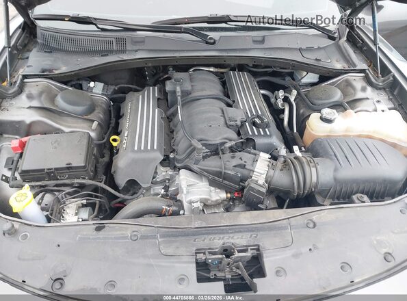 2C3CDXGJ4NH257646 2022 DODGE CHARGER Gray Вид ззаду