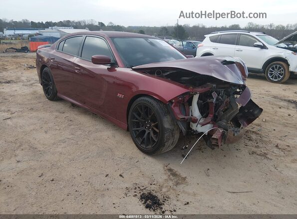 2C3CDXGJ5KH572175 2019 DODGE CHARGER Red Przód prawy