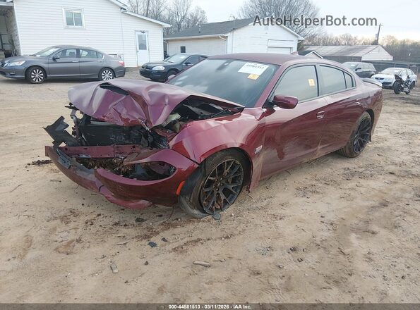 2C3CDXGJ5KH572175 2019 DODGE CHARGER Red Przód lewy