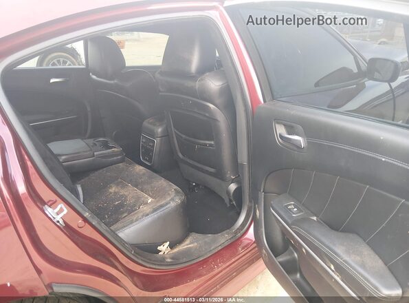 2C3CDXGJ5KH572175 2019 DODGE CHARGER Red Widok naklejki z numerem VIN