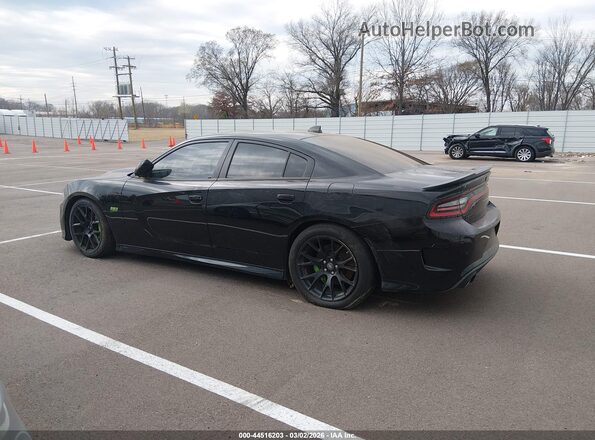 2C3CDXGJ5KH599487 2019 DODGE CHARGER Black Widok wnętrza z tyłu