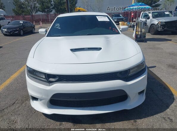 2C3CDXGJ5KH716307 2019 DODGE CHARGER Белый Вид панели приборов