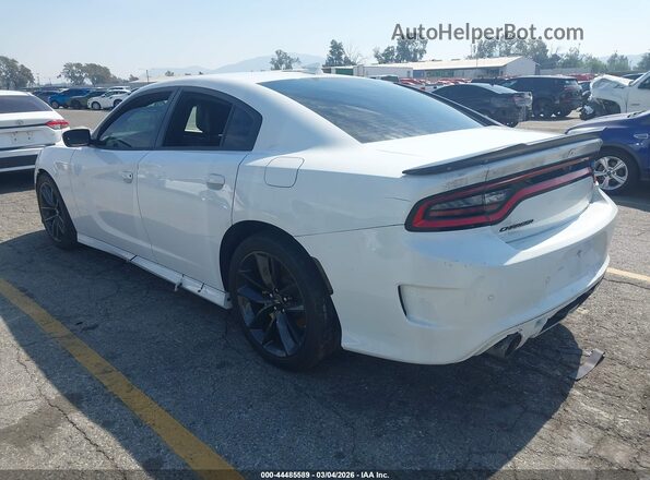 2C3CDXGJ5KH716307 2019 DODGE CHARGER Белый Задняя левая четверть