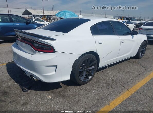 2C3CDXGJ5KH716307 2019 DODGE CHARGER Белый Задняя правая четверть