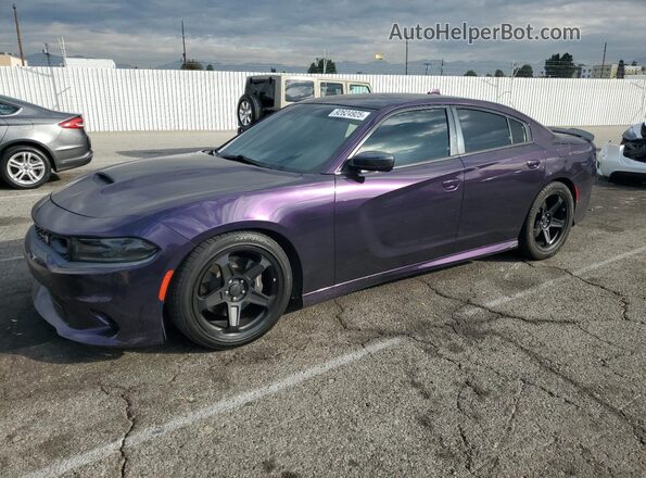 2C3CDXGJ5LH192268 2020 DODGE CHARGER Фиолетовый Передняя левая четверть