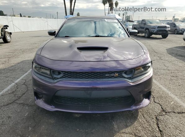 2C3CDXGJ5LH192268 2020 DODGE CHARGER Фиолетовый Вид спереди