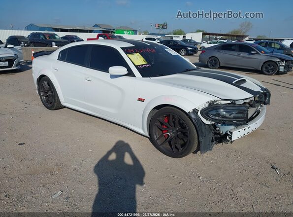 2C3CDXGJ6LH237881 2020 DODGE CHARGER Белый Передняя правая четверть