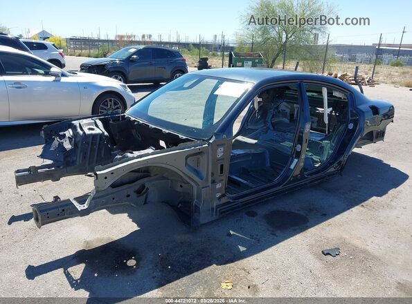 2C3CDXGJ8KH564071 2019 DODGE CHARGER Blue Przód lewy