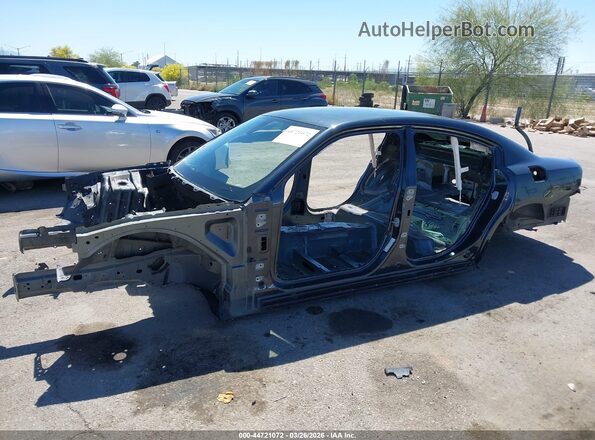 2C3CDXGJ8KH564071 2019 DODGE CHARGER Blue Widok z przodu