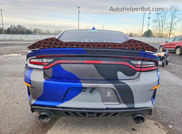2C3CDXGJ9LH213526 2020 DODGE CHARGER Синий Вид сзади