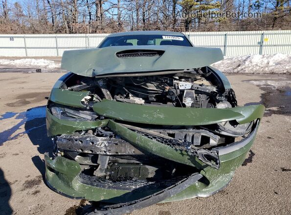 2C3CDXGJXKH666388 2019 DODGE CHARGER Green Front view