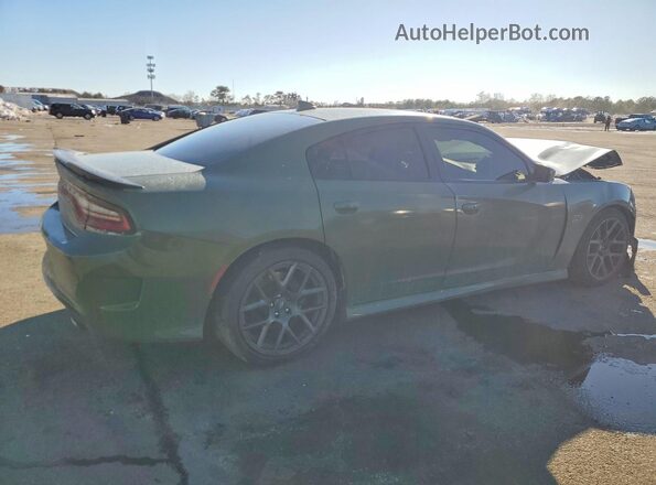 2C3CDXGJXKH666388 2019 DODGE CHARGER Green Rear right