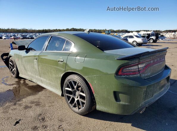 2C3CDXGJXKH666388 2019 DODGE CHARGER Green Rear left