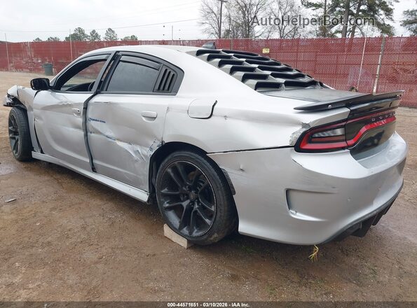 2C3CDXGJXLH121955 2020 DODGE CHARGER Серебряный Задняя левая четверть