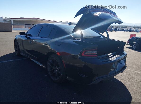 2C3CDXGJXNH191538 2022 DODGE CHARGER Black უკანა მარცხენა