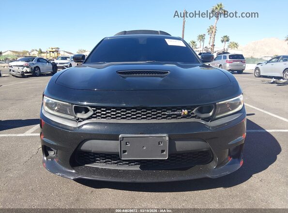 2C3CDXGJXNH191538 2022 DODGE CHARGER Black ხელსაწყოთა პანელის ხედი