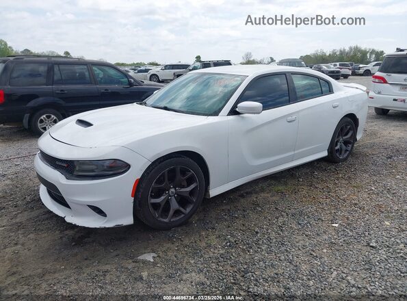 2C3CDXHG0KH566903 2019 DODGE CHARGER White Przód lewy