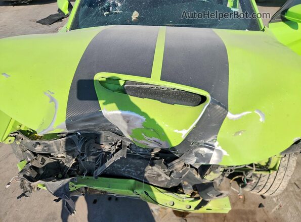 2C3CDXHG0KH672798 2019 DODGE CHARGER Зеленый Вид задней части салона