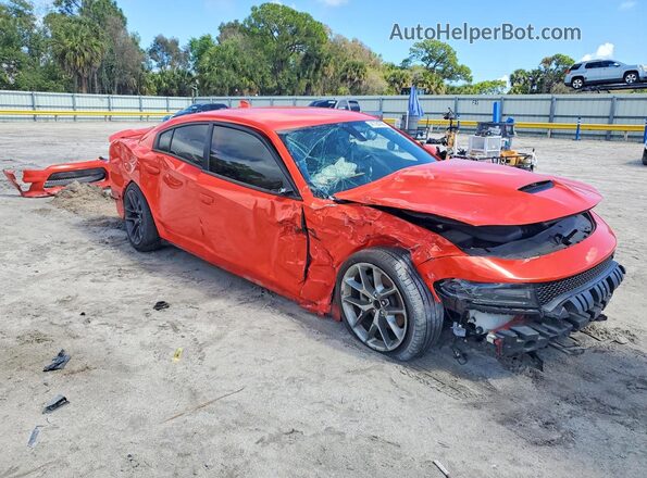 2C3CDXHG0LH153624 2020 DODGE CHARGER Оранжевый Вид спереди