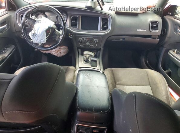 2C3CDXHG0LH153624 2020 DODGE CHARGER Оранжевый Вид щитка приборов