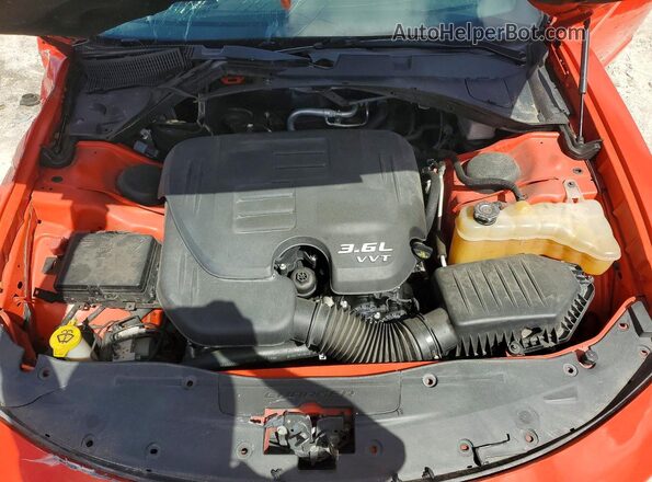 2C3CDXHG0LH153624 2020 DODGE CHARGER Оранжевый Вид подкапотного пространства