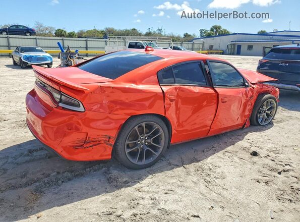 2C3CDXHG0LH153624 2020 DODGE CHARGER Оранжевый Передняя правая четверть