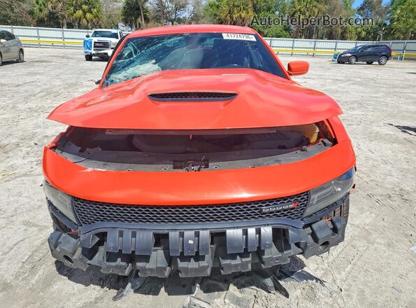2C3CDXHG0LH153624 2020 DODGE CHARGER Оранжевый Вид сзади