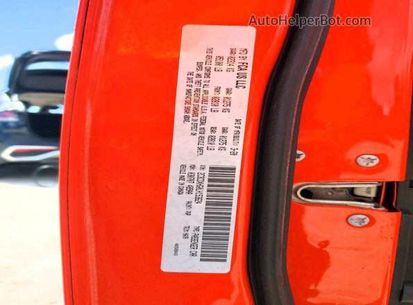 2C3CDXHG0LH153624 2020 DODGE CHARGER Оранжевый Панорамный вид салона 360°