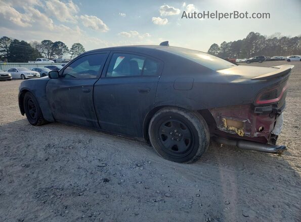 2C3CDXHG1HH525172 2017 DODGE CHARGER Черный Задняя правая четверть