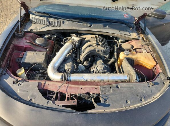 2C3CDXHG1HH525172 2017 DODGE CHARGER Черный Вид подкапотного пространства