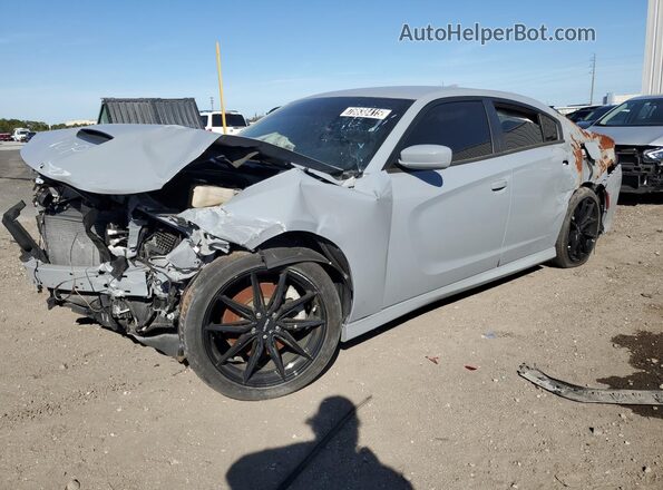 2C3CDXHG1MH640333 2021 DODGE CHARGER Gray Widok wnętrza 360 stopni